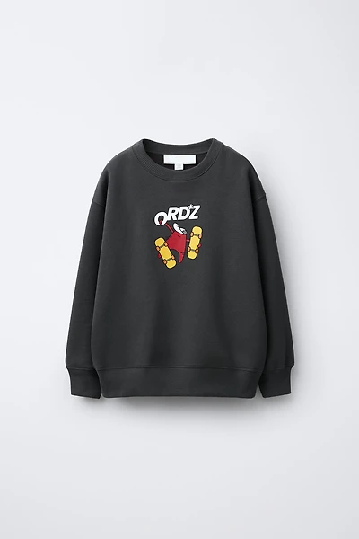 SKATE PRINT SWEATSHIRT