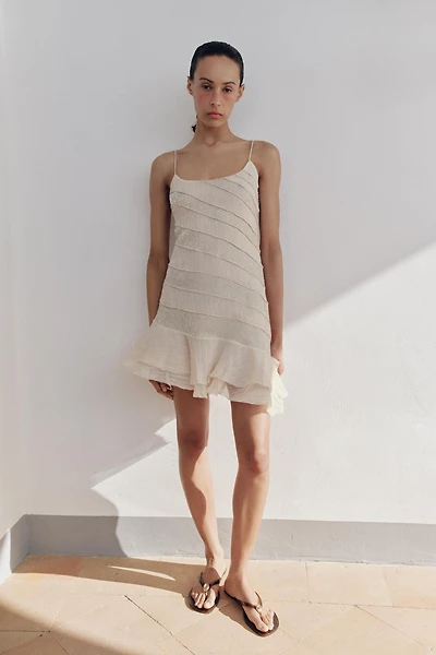 BEADED SLIP DRESS