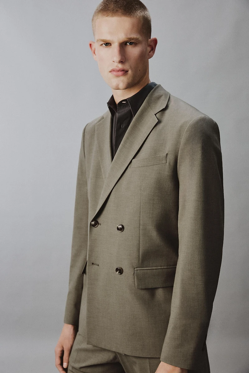 VESTE DE COSTUME À BOUTONNAGE CROISÉ