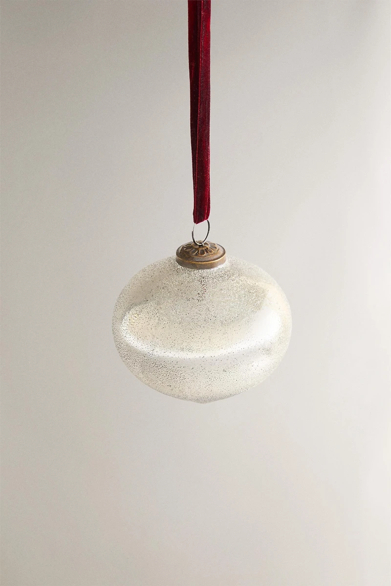 TEXTURED CHRISTMAS TREE ORNAMENT
