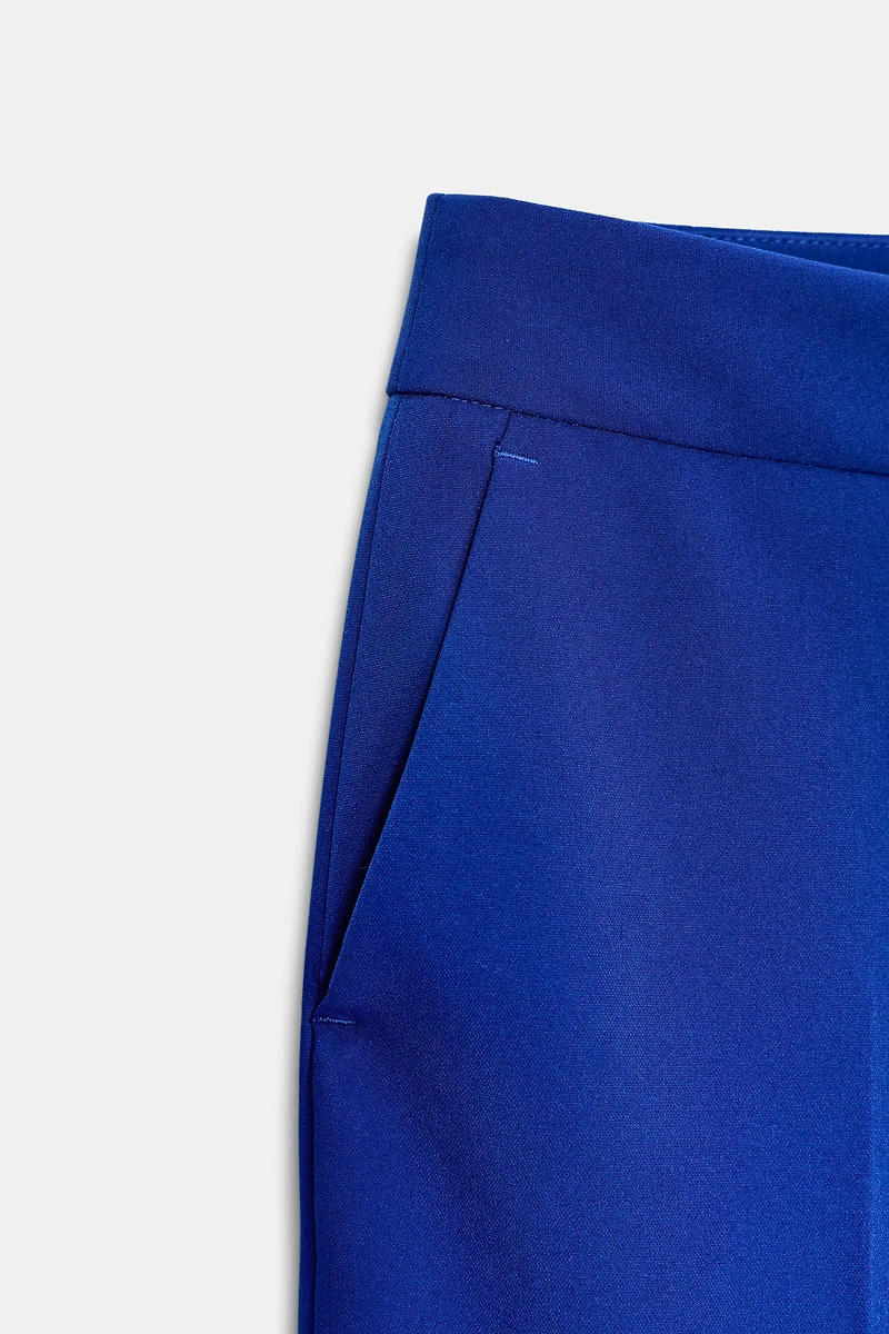 SLIM FIT HIGH-WAISTED PANTS