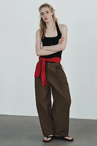 PLEATED BALLOON PANTS