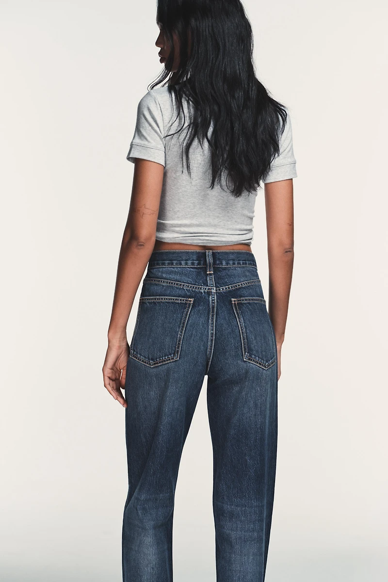 JEAN TRF WIDE LEG TAILLE HAUTE FULL LENGTH
