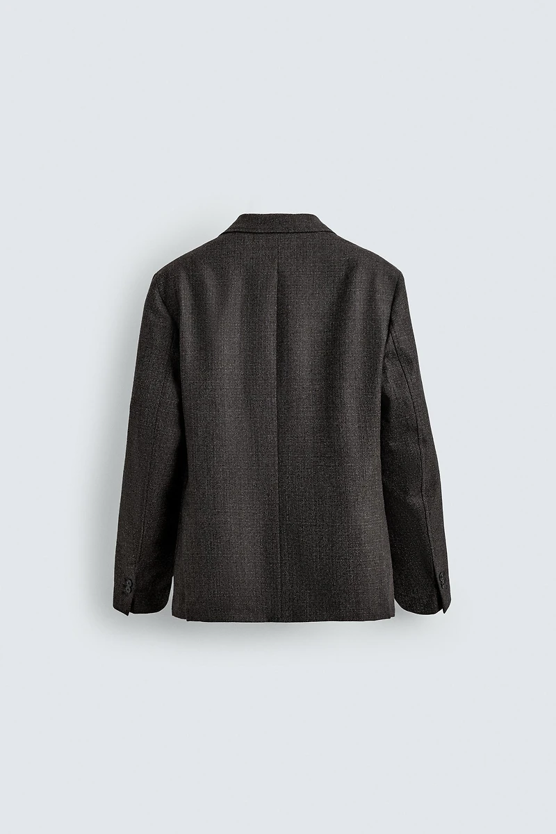 WOOL TEXTURED BLAZER