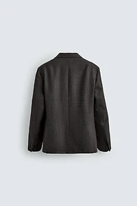 WOOL TEXTURED BLAZER