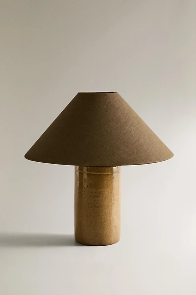 STONEWARE BASE TABLE LAMP