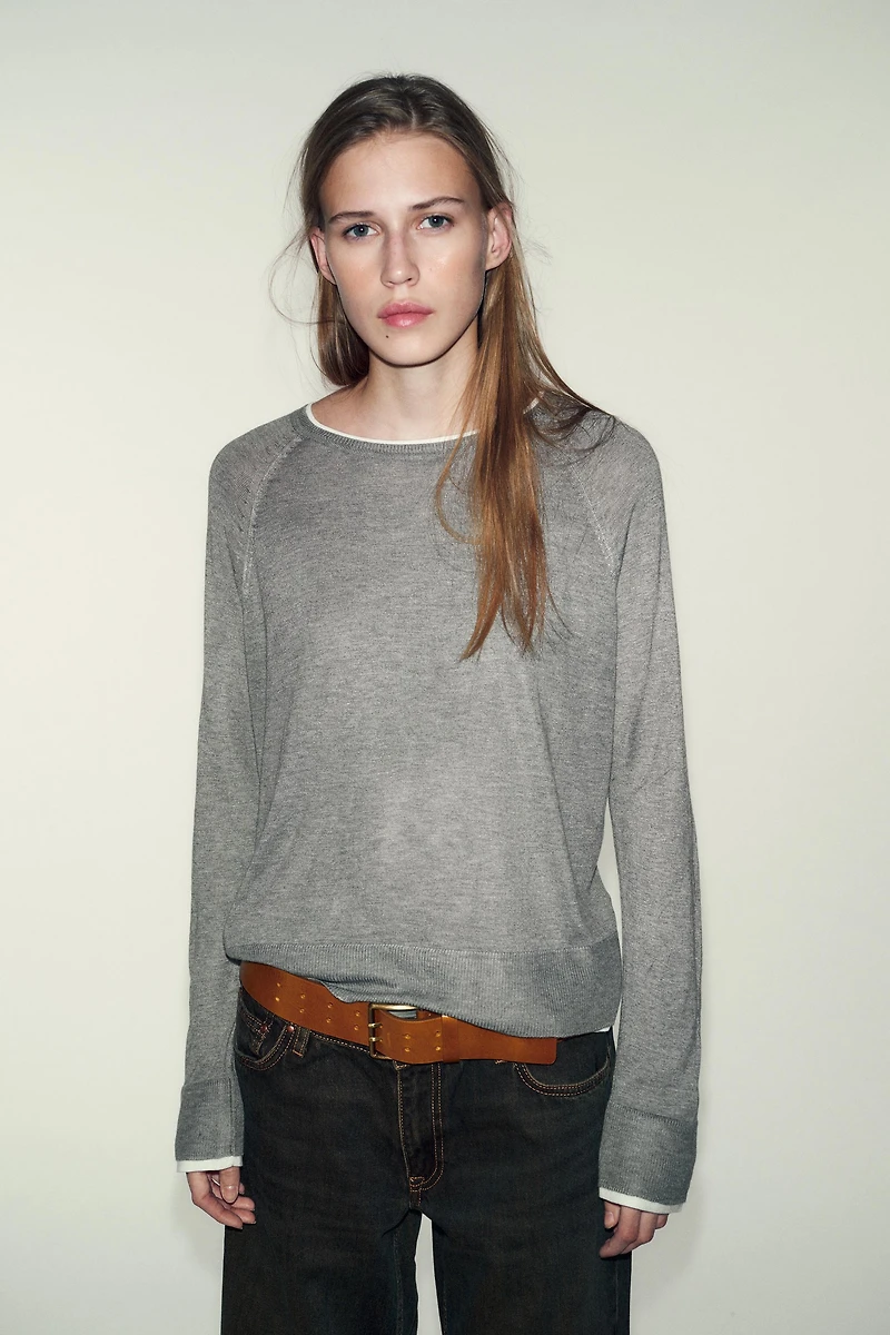 PULL EN MAILLE DOUBLE