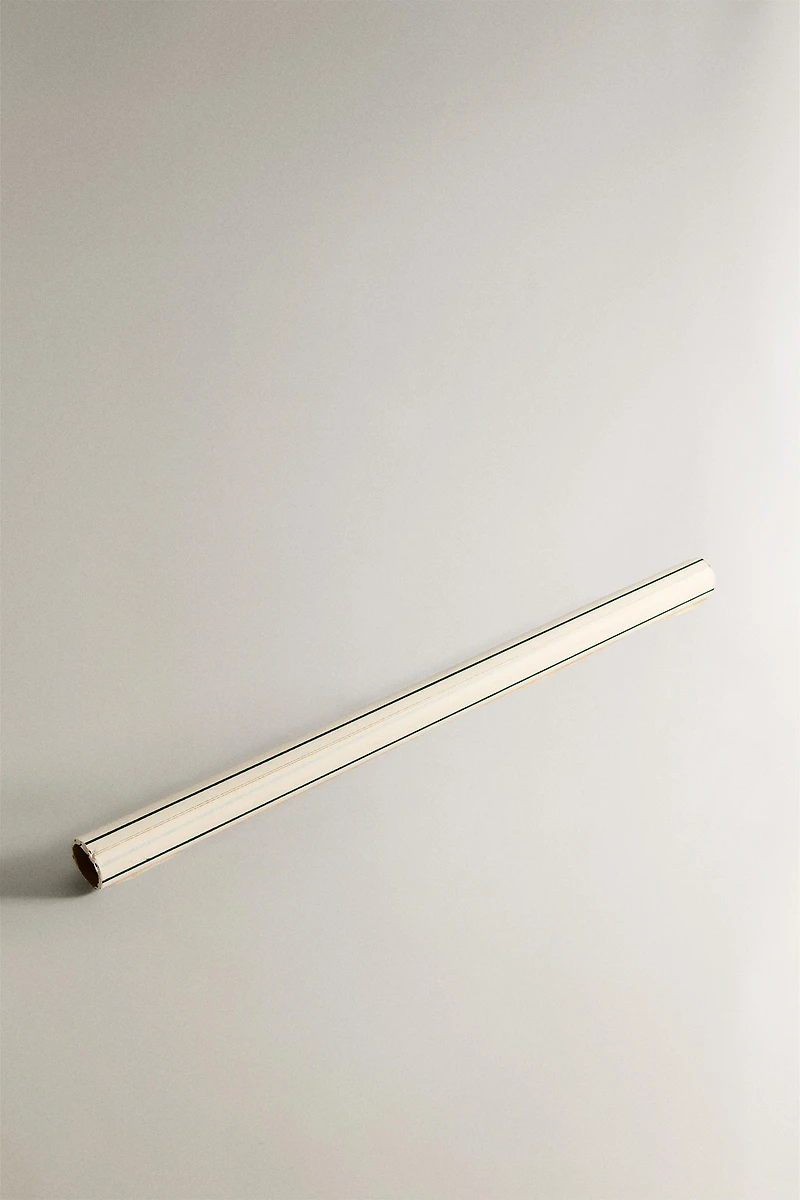 CHRISTMAS ALTERNATING STRIPED WRAPPING PAPER