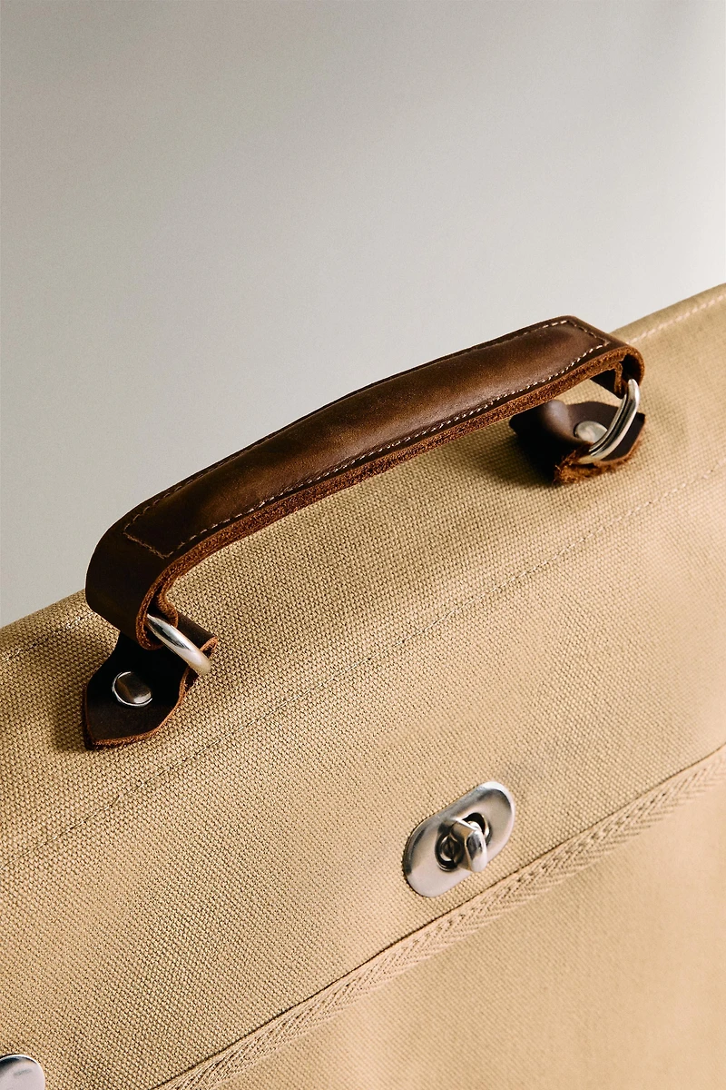 EXPANDABLE CANVAS BAG