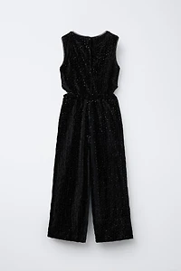 COMBINAISON LONGUE EN VELOURS À PAILLETTES