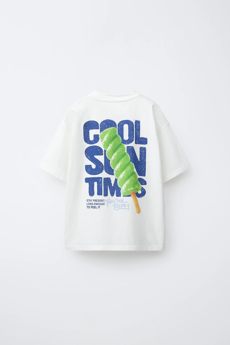 ICE CREAM PRINT T-SHIRT