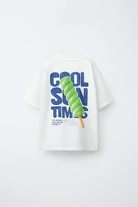 ICE CREAM PRINT T-SHIRT