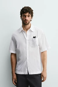 STRIPED JACQUARD SHIRT