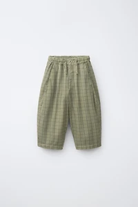 PLAID COMFY BAGGY PANTS