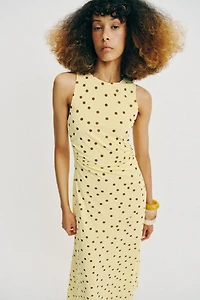 FLOWY POLKA DOT DRESS