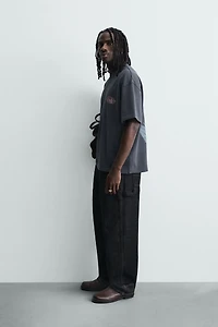 WASHED SWEATSHIRT WITH POST MALONE™ GRAPHICS