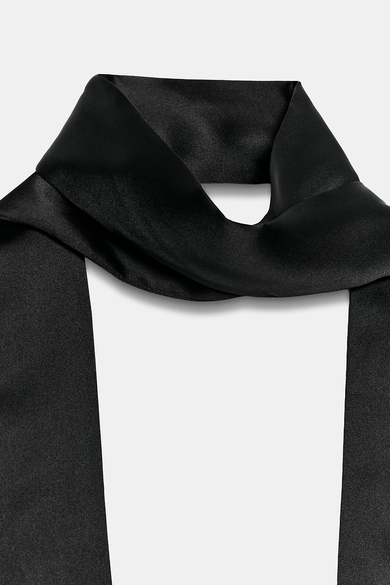 COMBINATION FOULARD SLIP DRESS