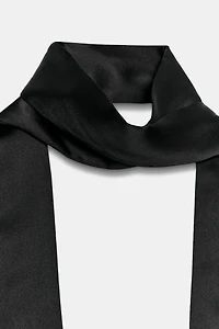 COMBINATION FOULARD SLIP DRESS