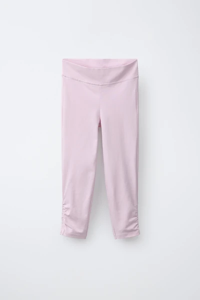 GATHERED CAPRI LEGGINGS