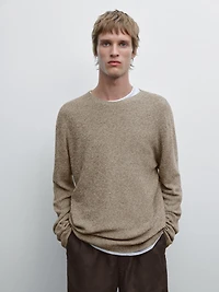 Pull en maille 100 % coton mouliné