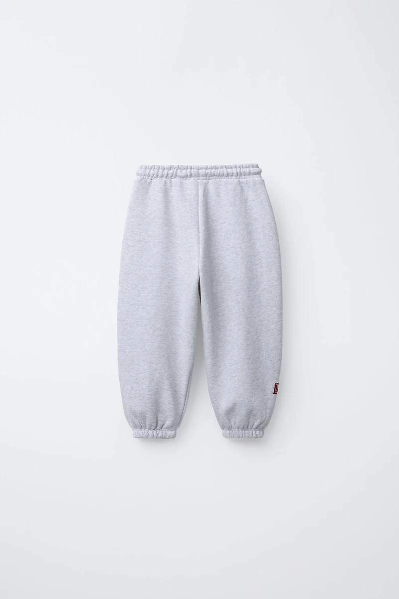 EMBROIDERED ANIMAL JOGGING PANTS