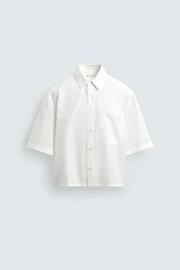 BOXY FIT POCKET SHIRT