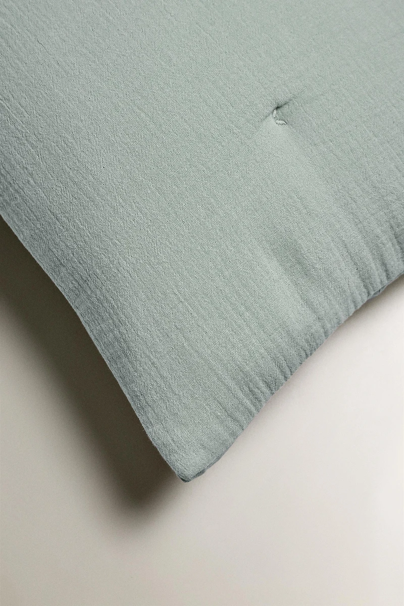 CHILDREN'S PLAIN MUSLIN THROW PILLOW COVER