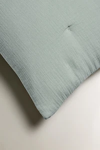 CHILDREN'S PLAIN MUSLIN THROW PILLOW COVER