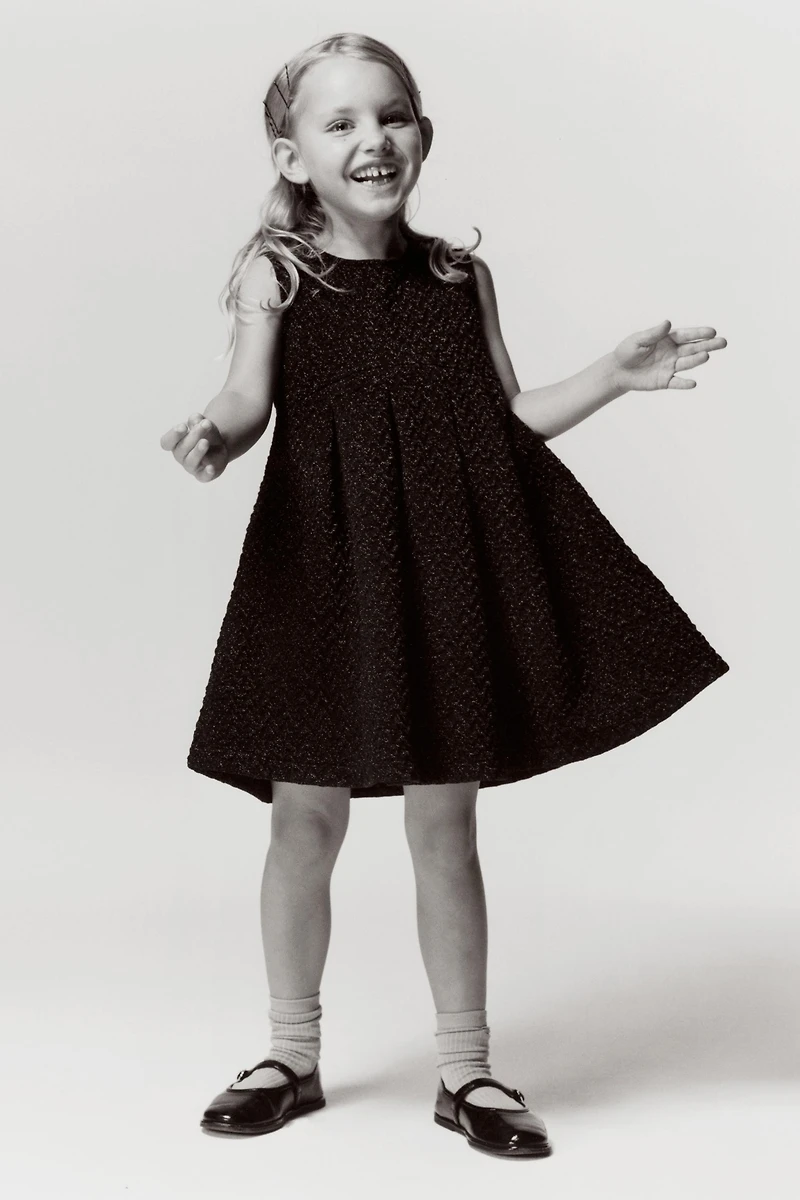 SPARKLY JACQUARD DRESS