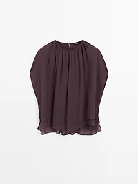 Short double-layer cape