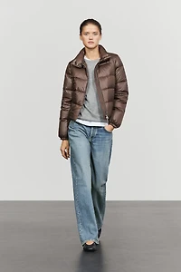 Stand collar down jacket