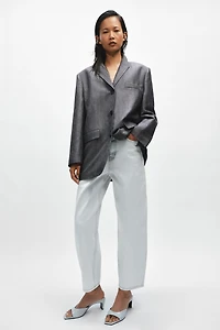 ZW COLLECTION TAPERED MID-RISE JEANS