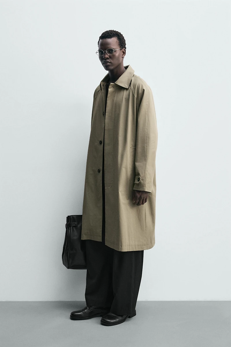 RELAXED FIT TRENCH COAT