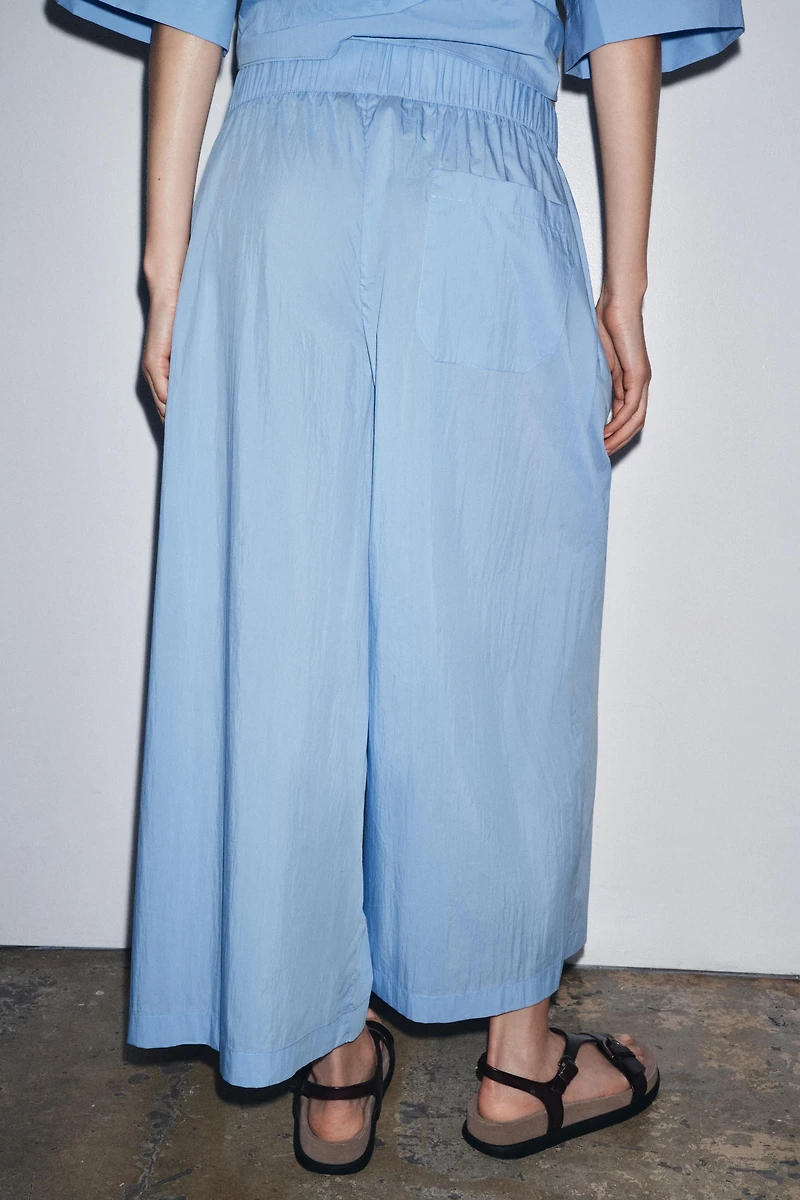 PANTALON POPELINE PINCES ZW COLLECTION
