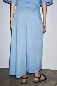 PANTALON POPELINE PINCES ZW COLLECTION