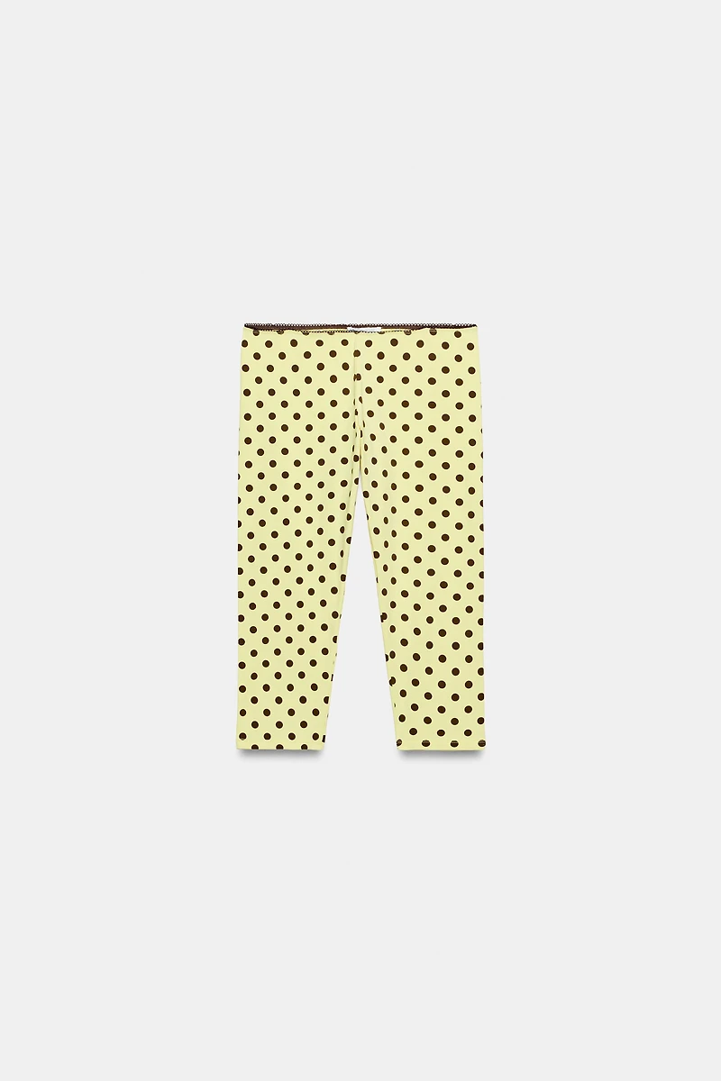 POLKA DOT CAPRI PANTS