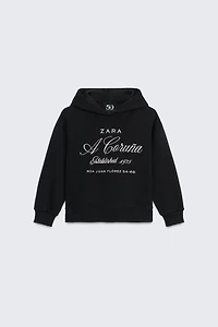 50TH ANNIVERSARY EMBROIDERED TEXT HOODIE