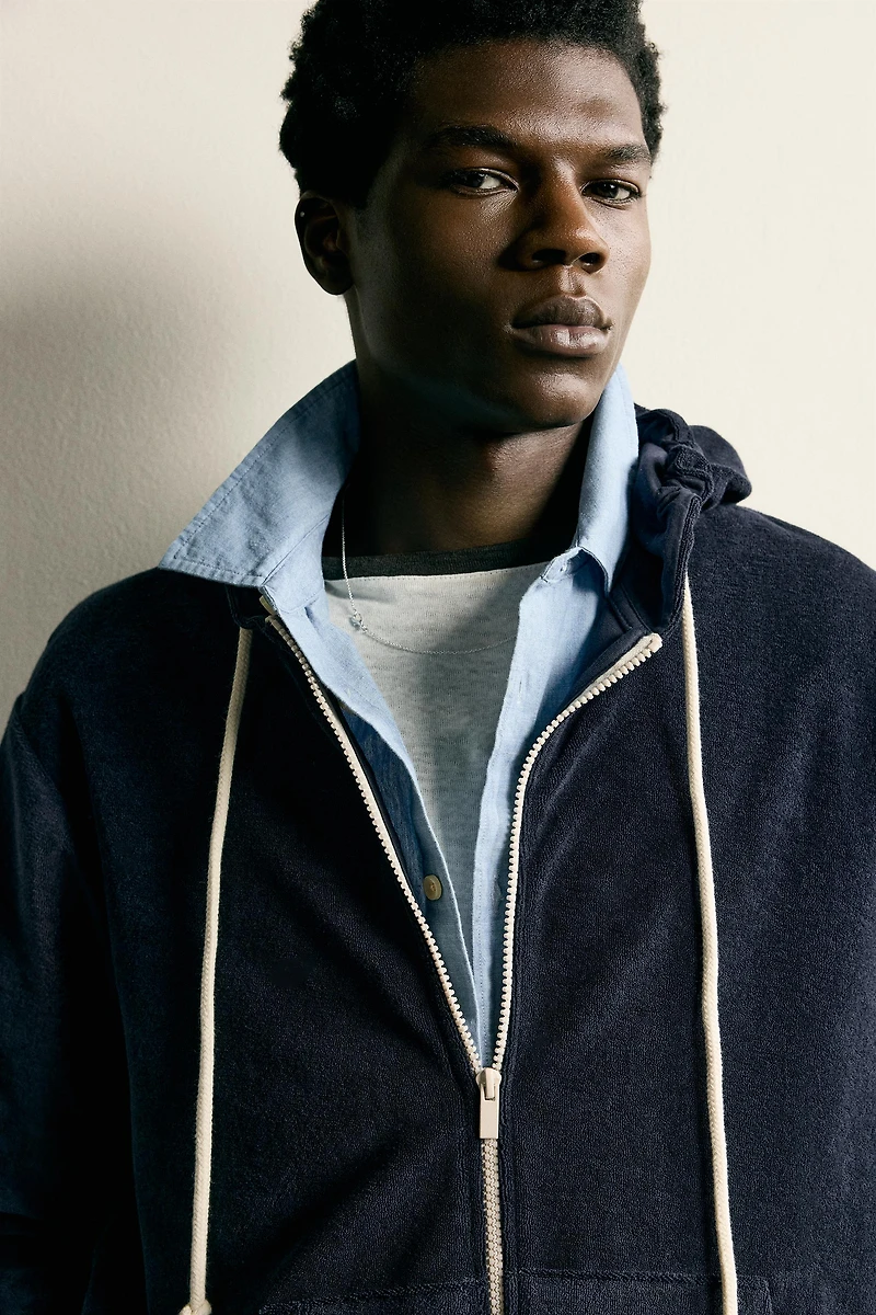 RELAXED FIT TERRY SWEATSHIRT