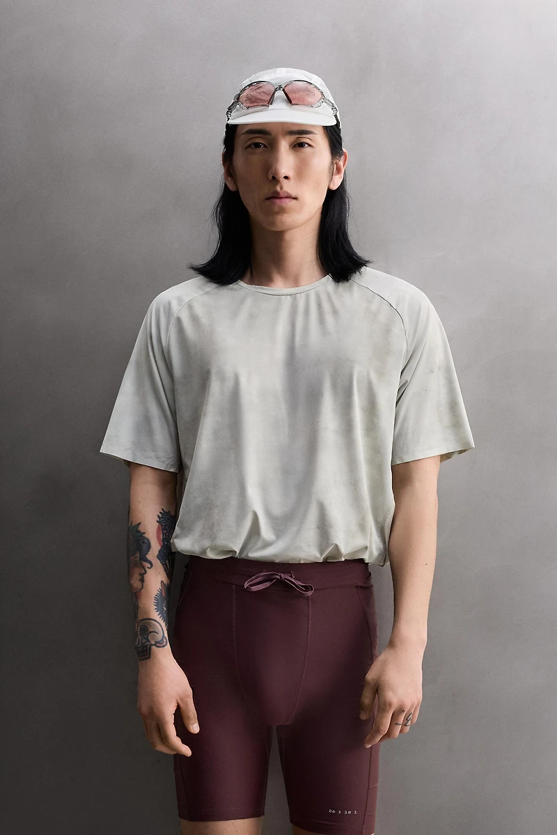 PRINTED TECHNICAL RUNNING T-SHIRT