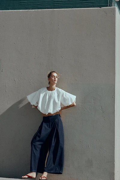 Z1975 HI-RISE CULOTTE JEANS WITH DARTS
