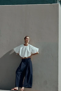 Z1975 HI-RISE CULOTTE JEANS WITH DARTS