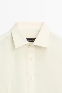 100% linen regular fit shirt