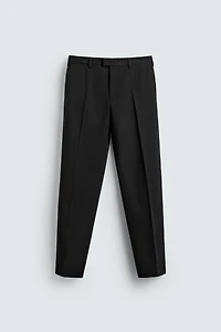 REGULAR FIT TUXEDO PANTS WITH BANDS