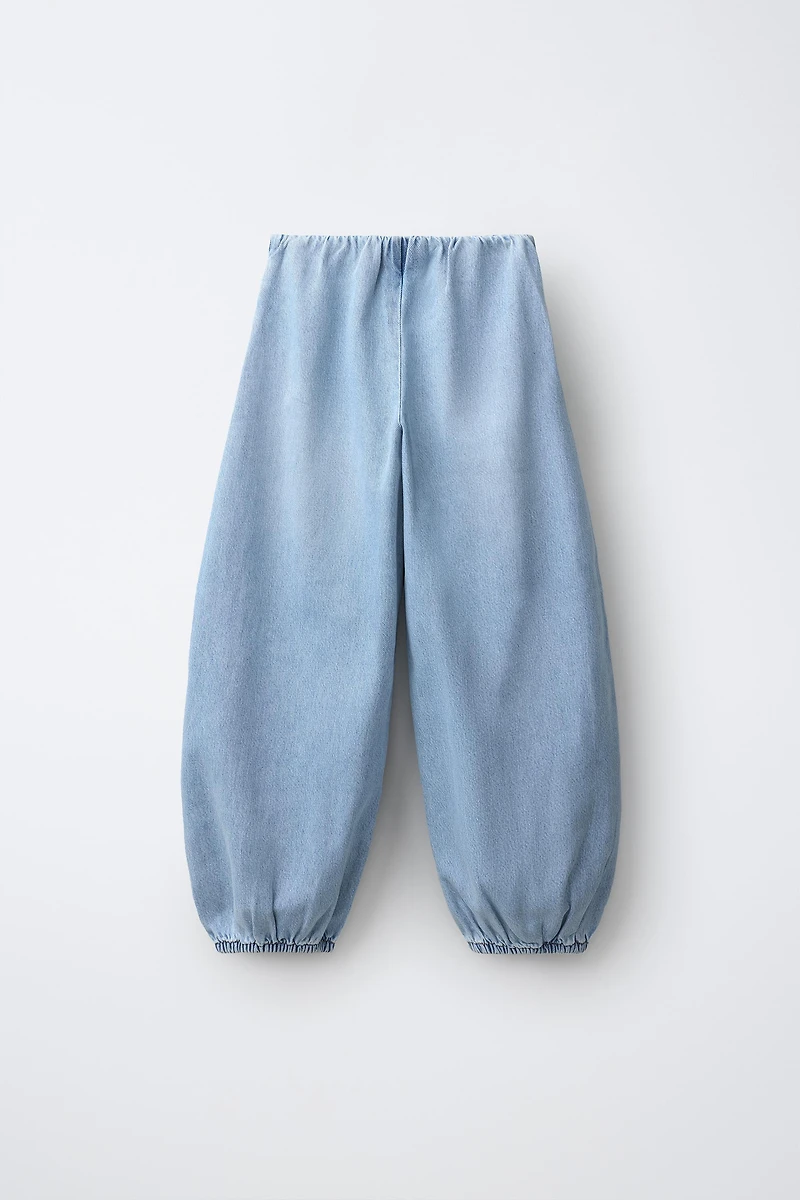 FLOWY ELASTIC BALLOON JEANS