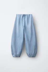 FLOWY ELASTIC BALLOON JEANS