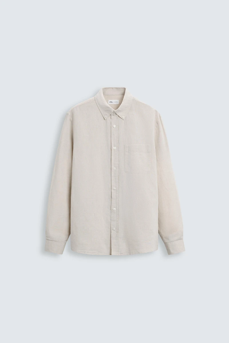 CHEMISE EN LIN ET COTON