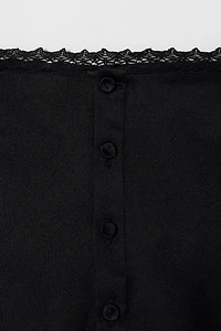 KATE MOSS X ZARA SILK LINGERIE SHORTS