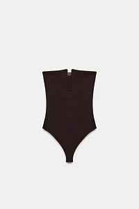 STRETCH BANDEAU BODYSUIT
