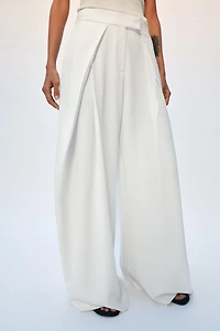 ZW COLLECTION PLEATED WIDE LEG PANTS