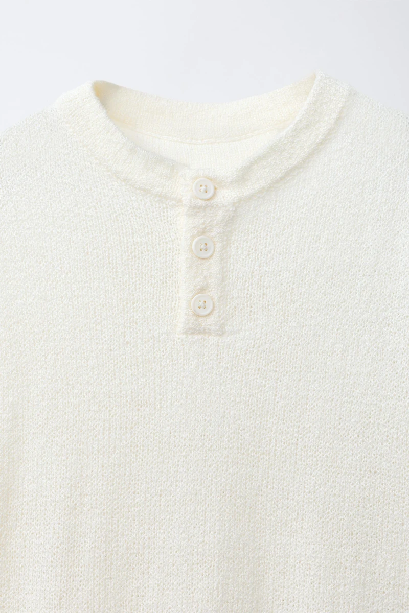 RUSTIC KNIT T-SHIRT